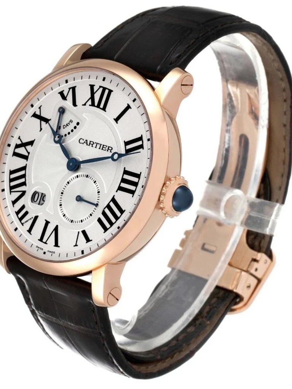 CARTIER Ronde Solo W6700255 Date Silver Dial Quartz Men's Watch - Picture 4 of 8